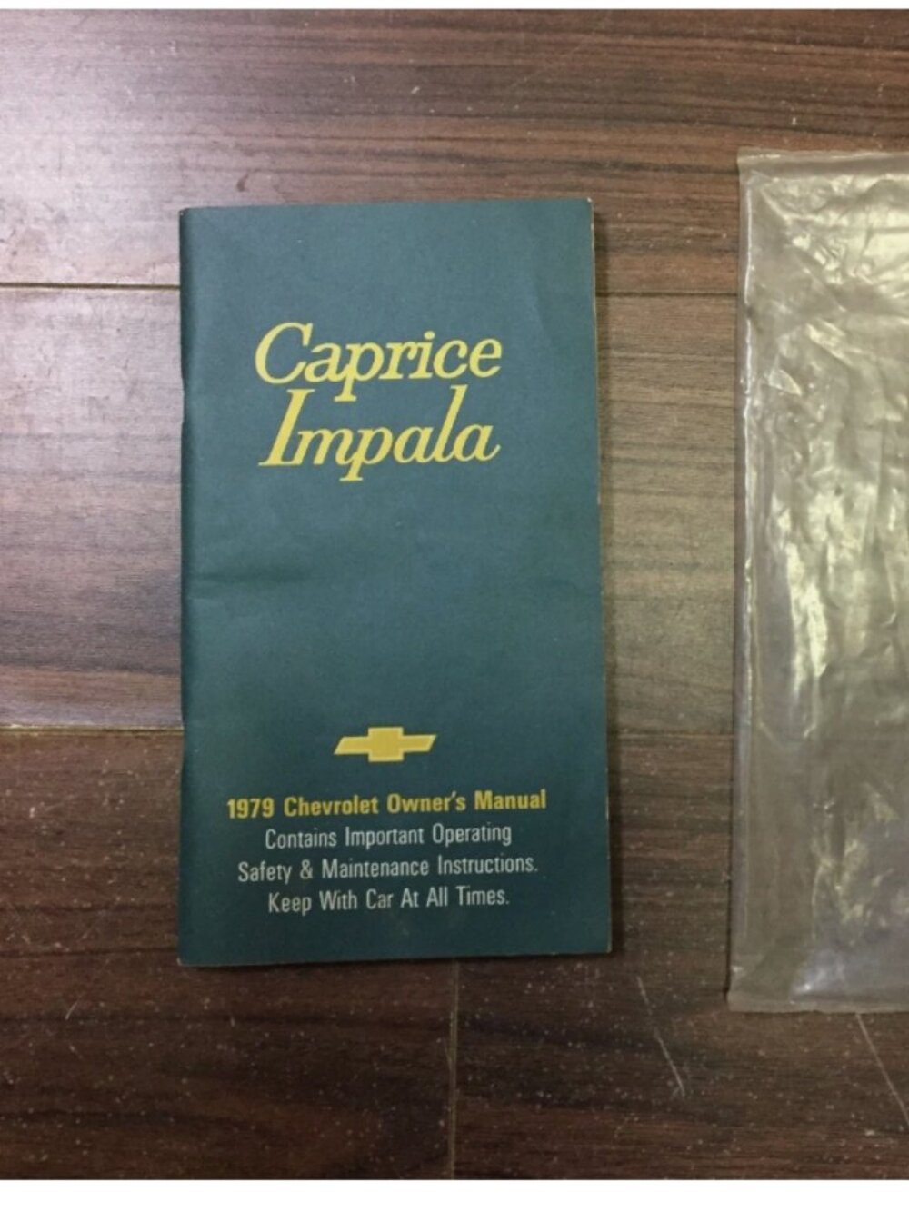 1979 Caprice Impala Chevrolet Car Owner's Manual